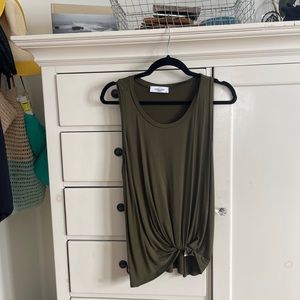 Carly Jean LA Olive Green Tank